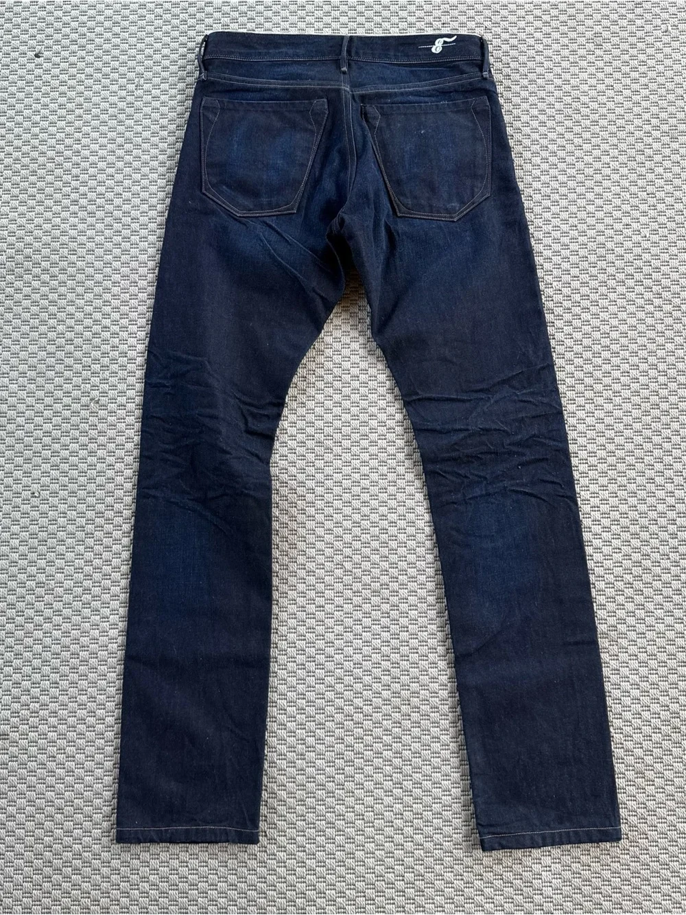 Earnest sewn selvedge denim skinny straight leg jeans size 33